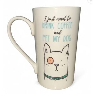 Clay Art Coffee Mug Drink Coffee‎ Pet Dog Funny Cute Ceramic Drink ware cup 16oz